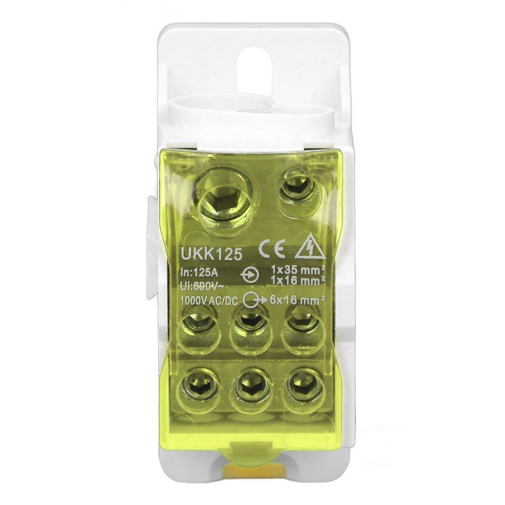 Universal DIN Rail Distribution Box 125A Power Distribution Box  Various Power Distribution