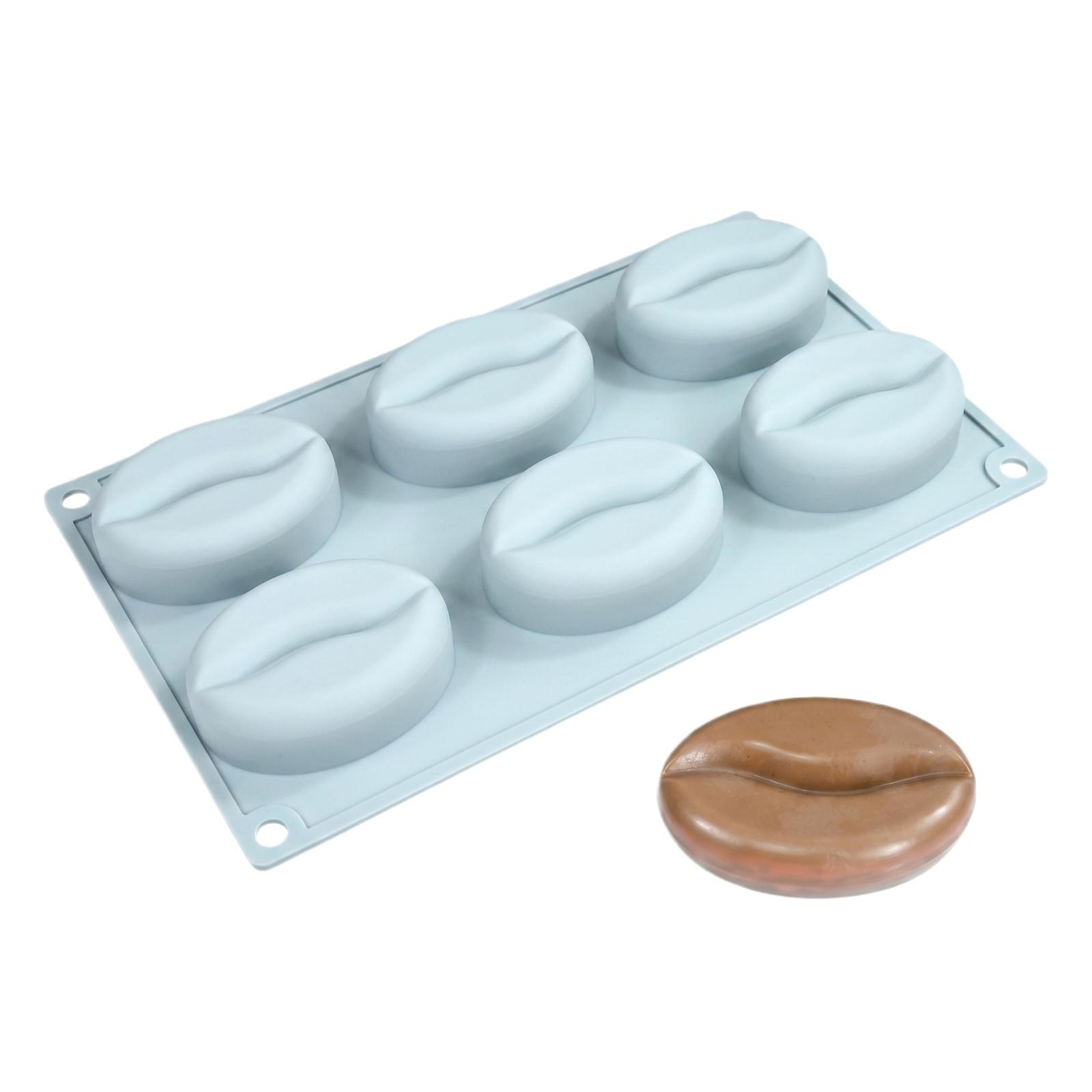 

6-hole Nut Shaped Baking Mold, Food Grade Reusable Silicone Candy Mold, Suitable For Chocolate, Cakes, Jelly, Soap, And ( Shaped) One Size