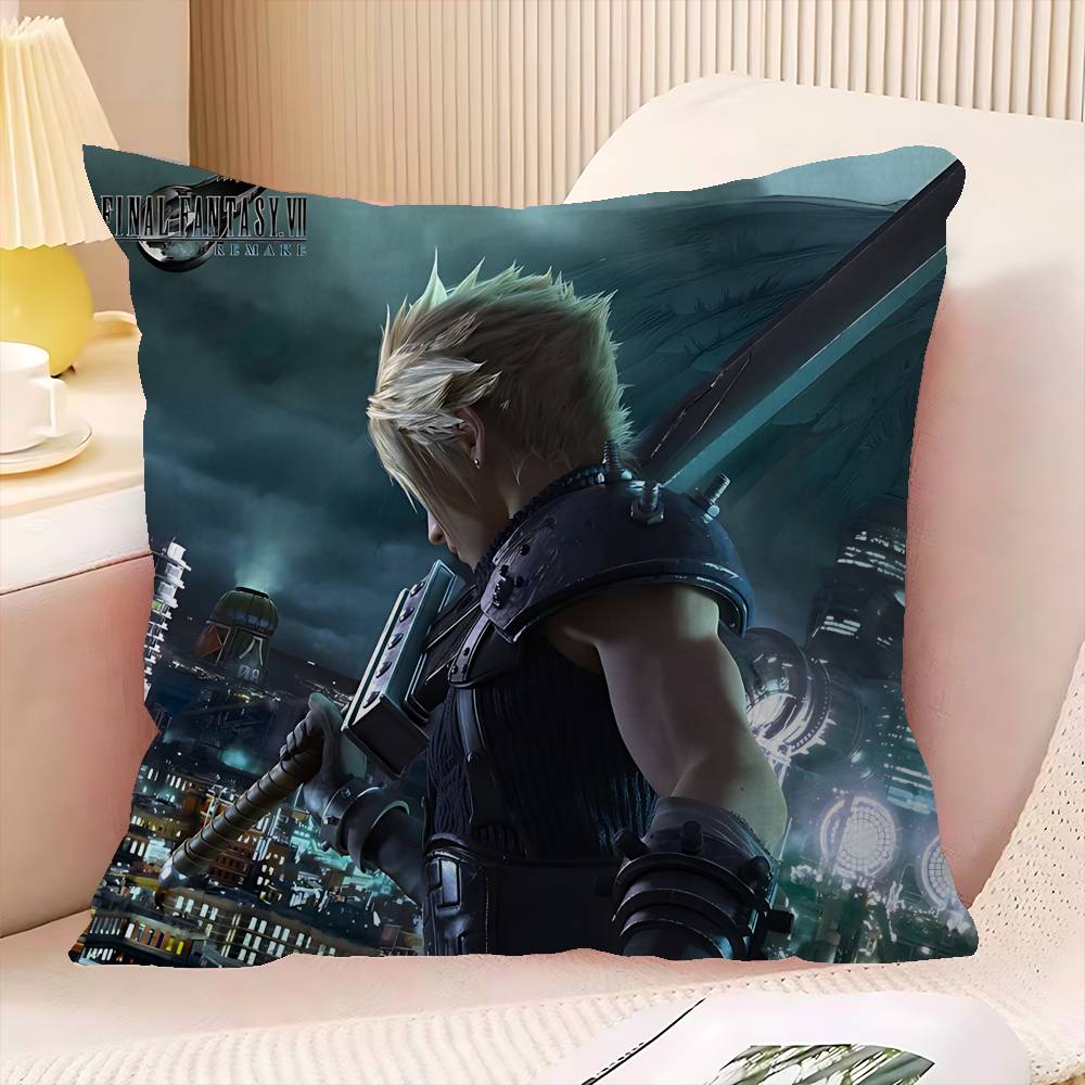 Classic F-Final Game F-Fantasy Pillow Cushion Cover Pillowcase Living Room Sofa Home Decor