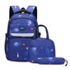 Starry Sky Print Backpacks 3 Pces/set School Bags Large Size Bag For Teenagers Knapsack Big Boy Backpack Middle School Students