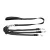 Nylon Fabric Three Way Dog Leash Adjustable Length Pet 3 In 1 Leash Dog Split Leash  Park Travel