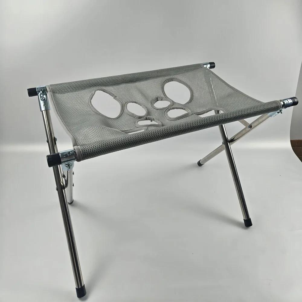Folding Pet Grooming Hammock Quick Drying Anti-Scratch Dog Grooming Table Adjustable Detachable Pet Washing Station Picking Ears