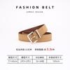 Vintage Style Womens Suede Leather Belt With Pin Buckle 3.3cm Wide Adjustable Jeans Casual Wear