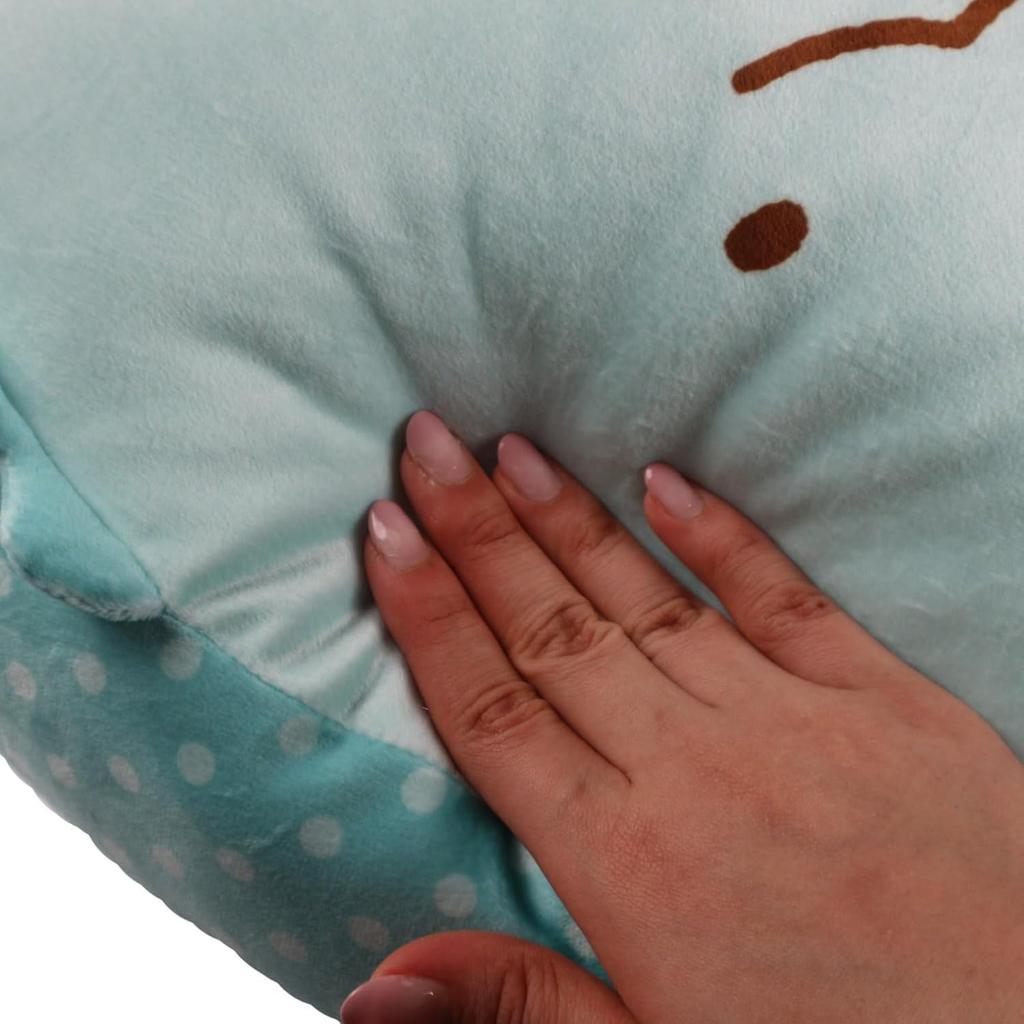 Marushin Sumikkogurashi Mochi Mochi Soft and Character Birthday 6575010800 Cushion, Marshmallow, Smooth, Cushion, Lizard, Gift, Gift,