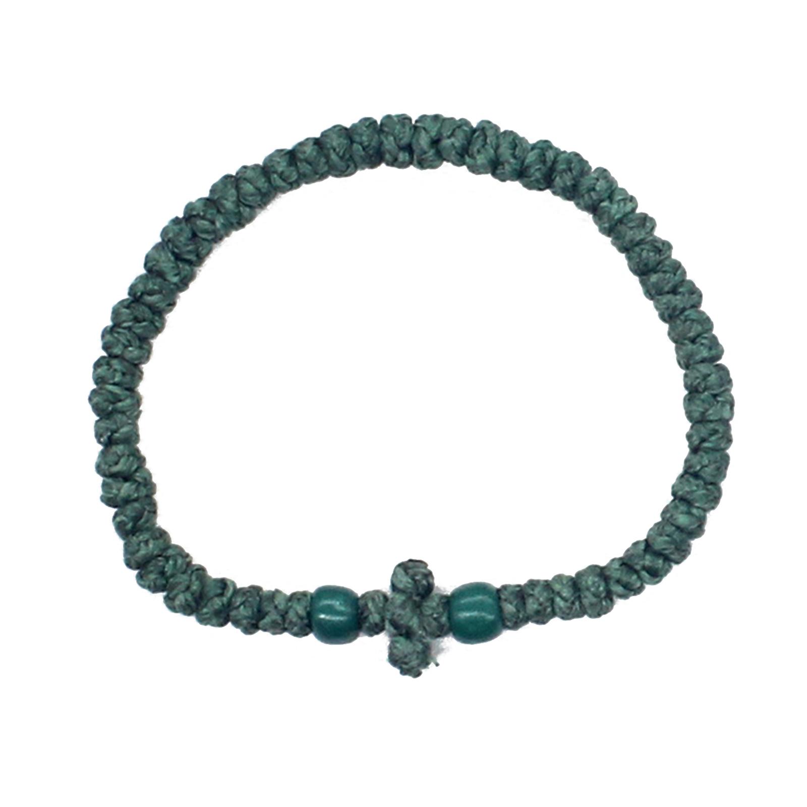 

Регулируемый греческий православный браслет-молитва, ручная работа, браслет унисекс, религиозный браслет-цепочка с украшением 7