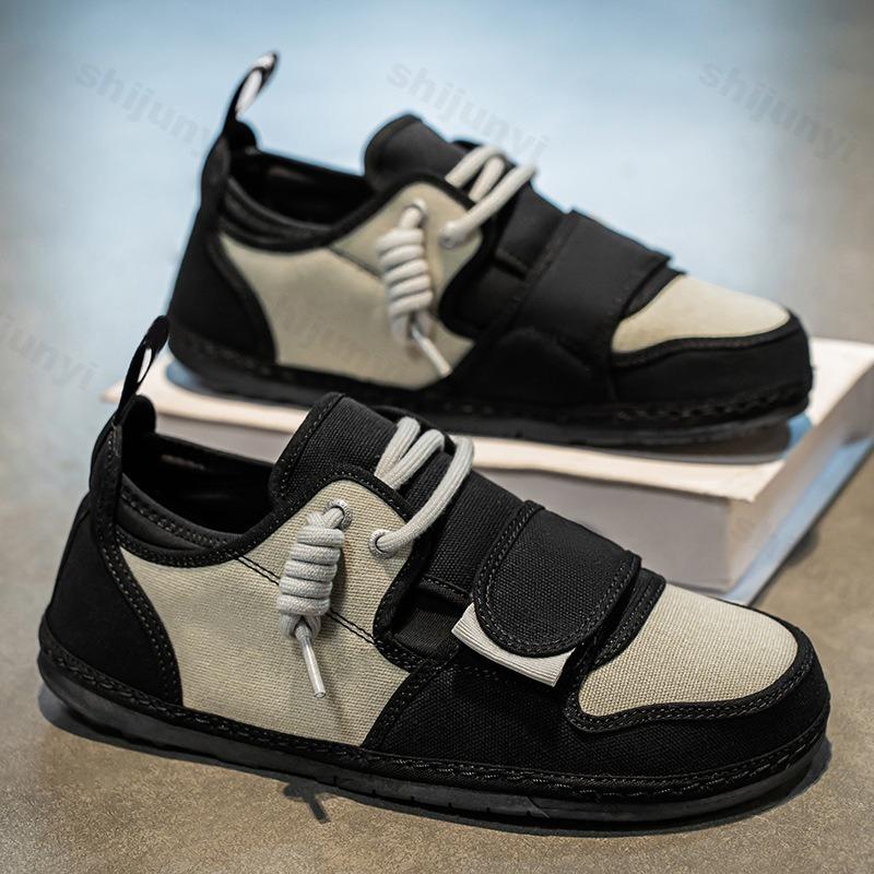 Summer Men's Canvas Shoes 2025 Anti Slip Fashion Students Board Shoe Lace Up Vulcanized Shoes Tenis Masculino Zapatillas Hombre