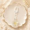 Aesthetic Korean Jelly Flower Keychain Cute Decorative Key Ring for Handbag Backpack Car Key Girls Birthday Party Gift