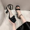 Fashion Outside Sandals Fashion Womens Shoes 2025 Summer Heels  Luxury Girls New Block Clogs Comfort Scandals Female Sandal Fashion Wome