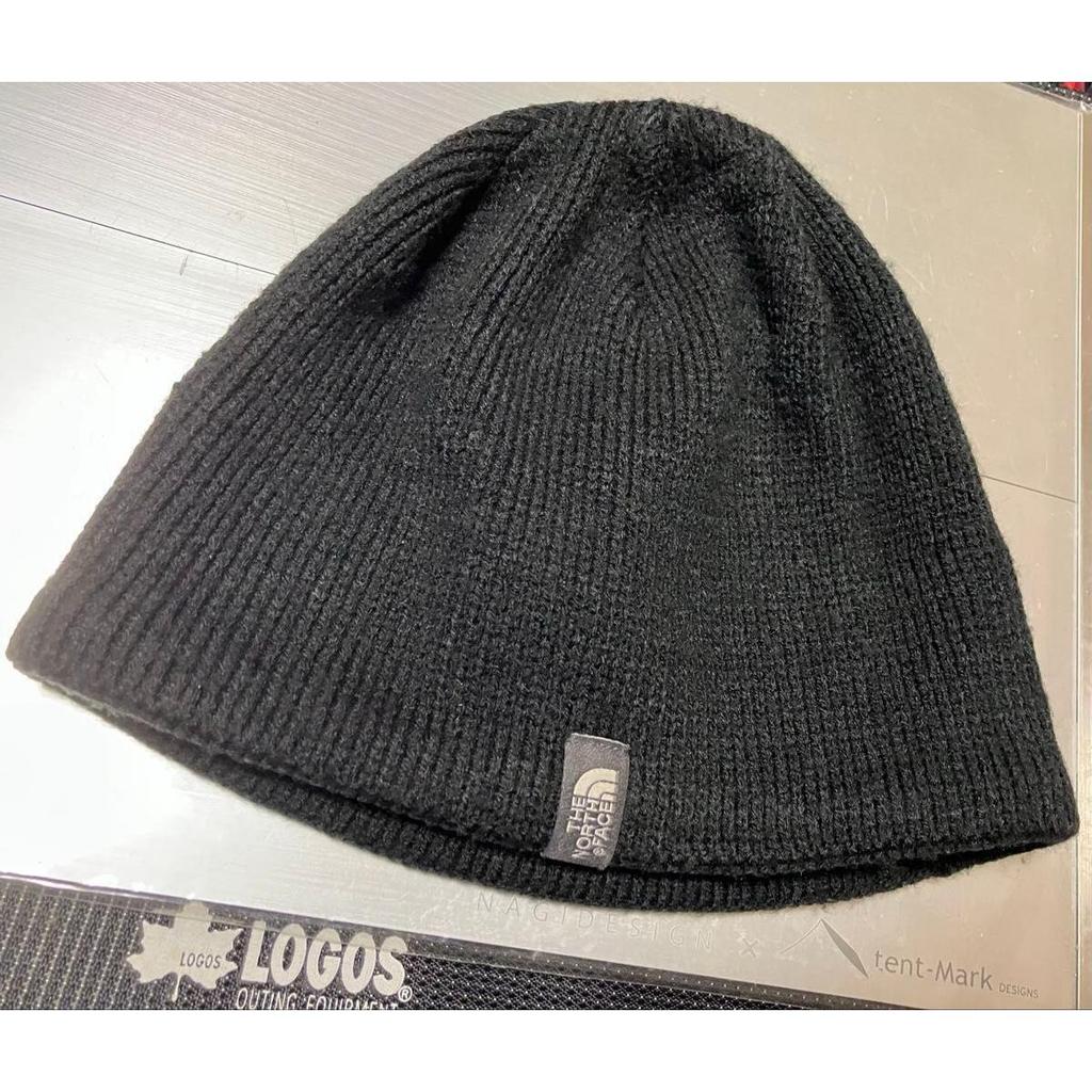 Used THE NORTH FACE North Face Scale Black Knit Beanie Knit Cap Knit Hat Skull Cap Black