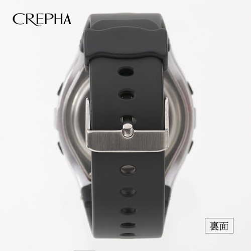 Klefer Men's Digital Watch, Radio-Controlled, with Urethane Strap, Silver, TE-D190-SV