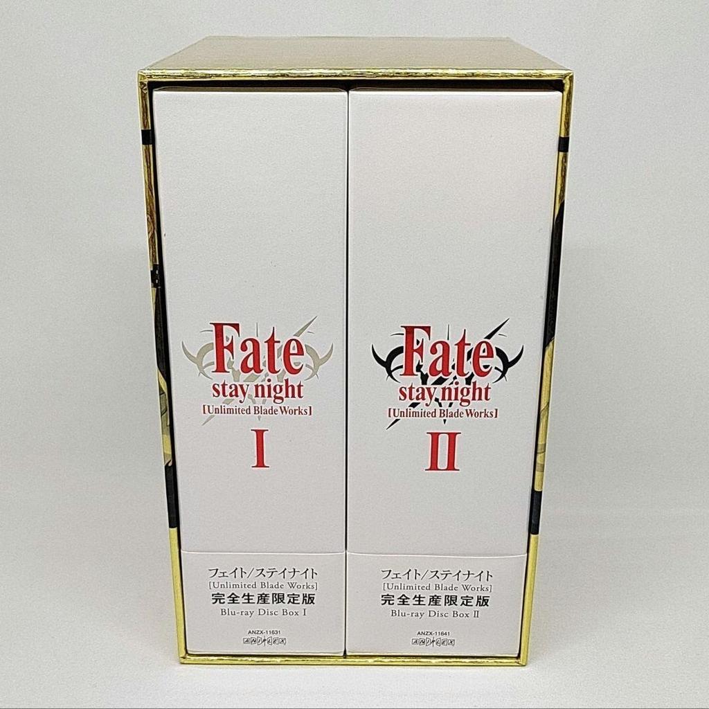 Fate stay night Unlimited Blade Works Conjunto de Discos Blu-ray Caixa Limitada Animate Usado