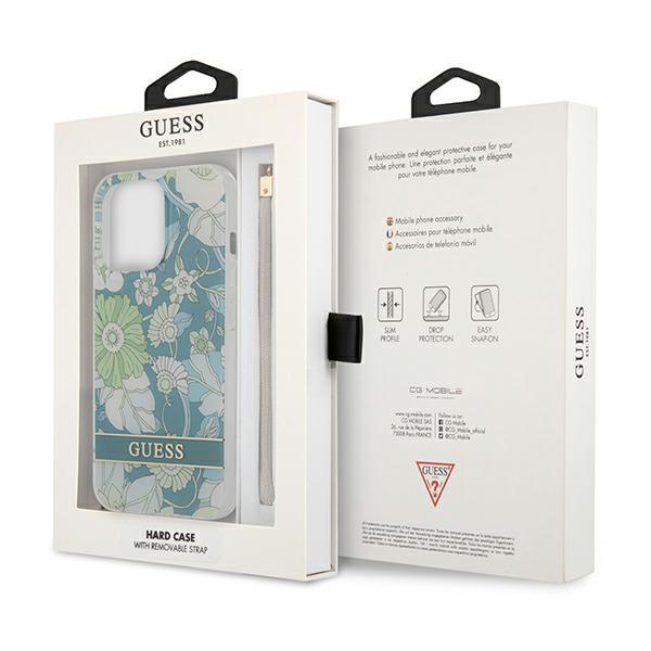 Guess Guhcp13Xhflsn Iphone 13 Pro Max6,7 Zielony/Green Hardcase Flower Strap