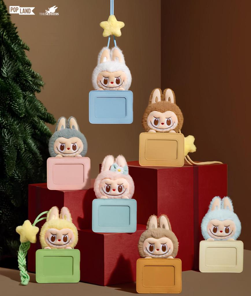 POP MART Shiny Fairy Tale Series Labubu Sparkling Surprise Plush Card Holder Blind Box Single/Full Set of 6