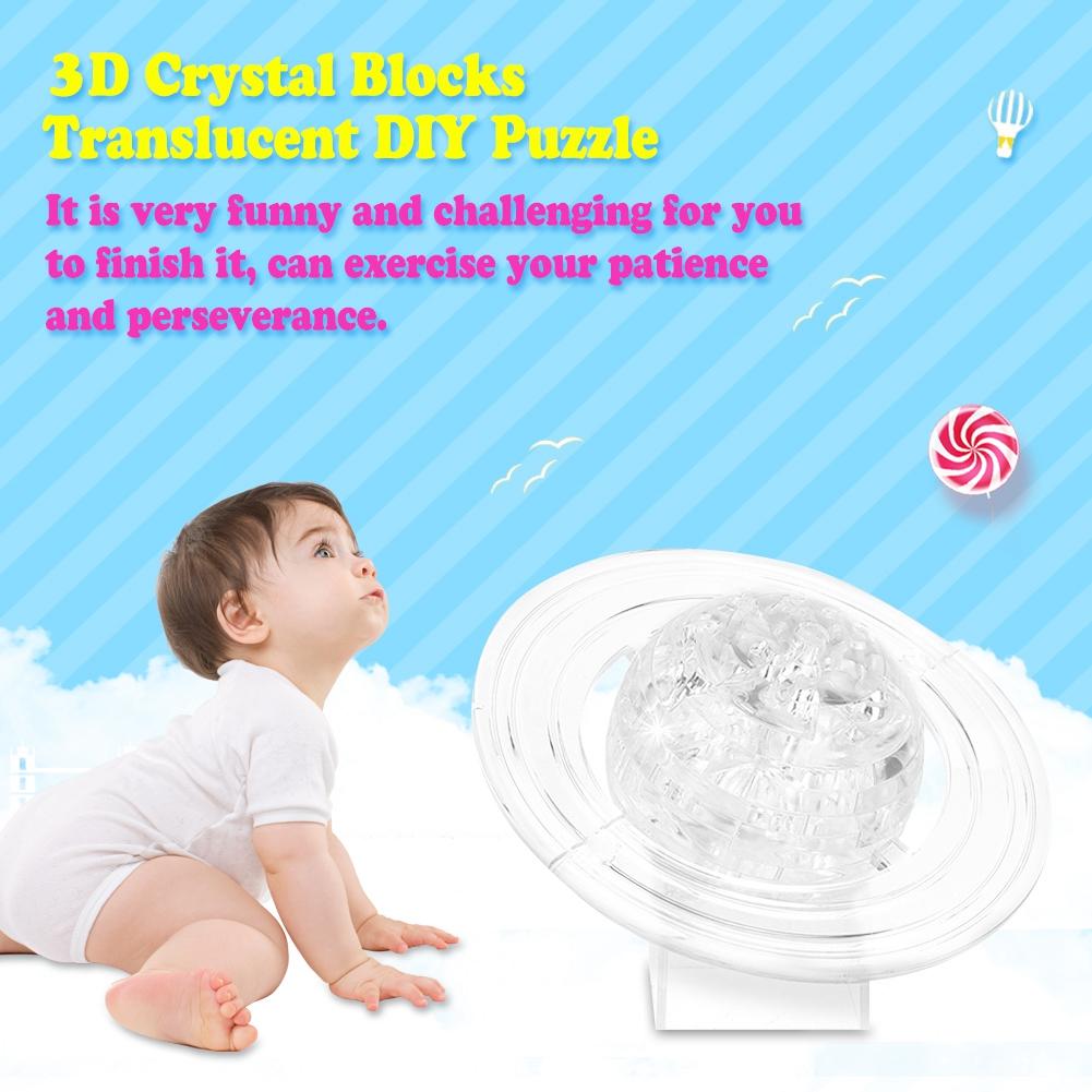 3D   Blocks Translucent      Shaped Toy Transparent