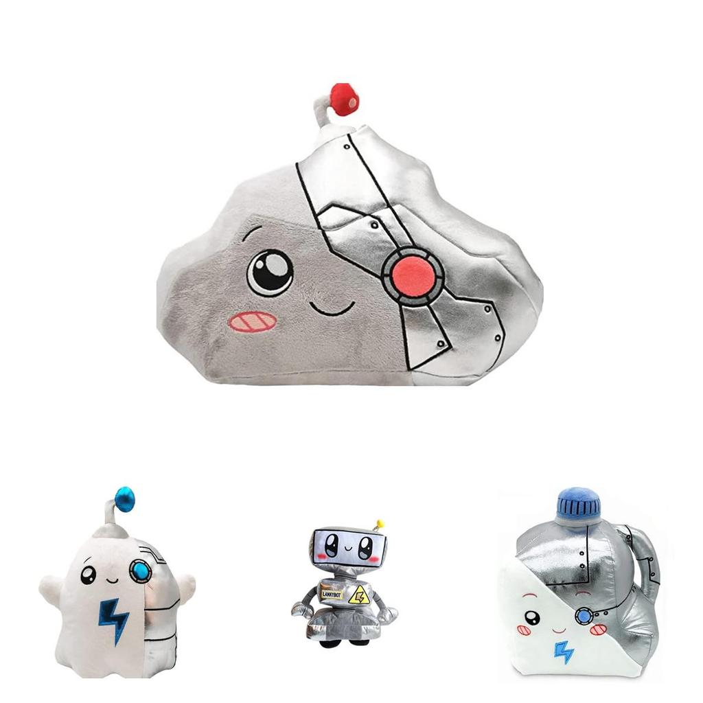 Lankybox Plush Toys Led Boxy Stuffed Animal For Kids Soft And Comfortable