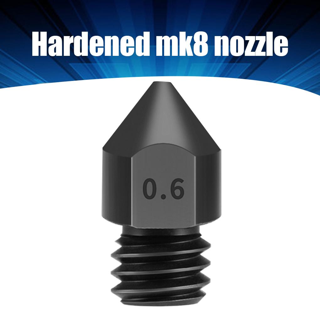 3D Printer Extruder Hardened 3D Printer Nozzle 3D Printer Accessory Replacement for V5 V6