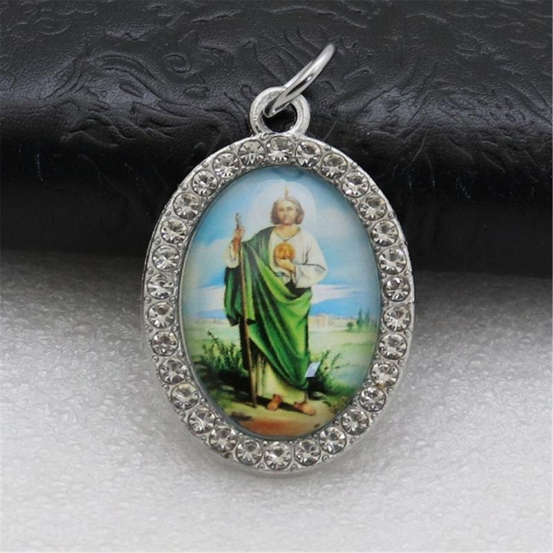 10Pcs Religious Pendant Charm Jewelry Religiou Necklaces Bracelets Making