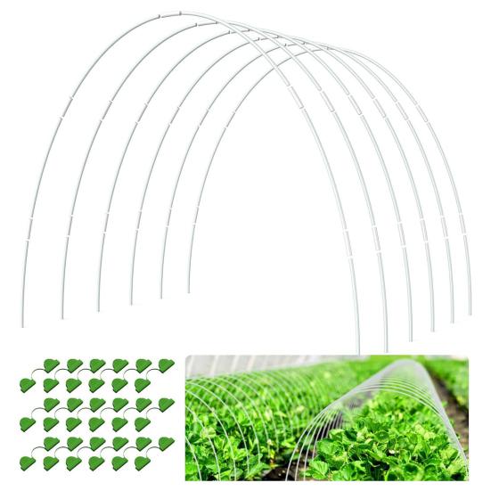 25/36/50Pcs Plant Support Piles Easy Installation Ultra-Fine Garden Stakes Rust-resistant Garden Pillars Home Garden Supplies
