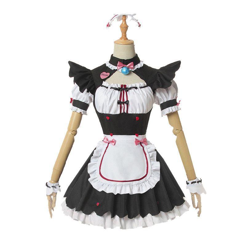 Japanese Anime Nekopara Chocola Vanilla Cosplay Costume Perfect Stitches Breathable Design