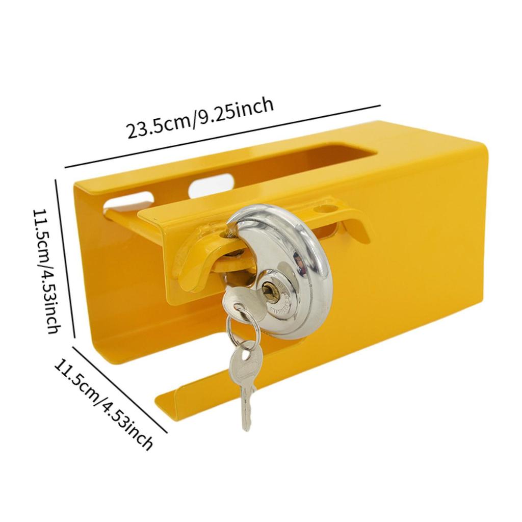 Heavy Duty Steel Trailer Hitch Lock Anti Theft Coupler Locking Pin for RV Truck Car Accessories