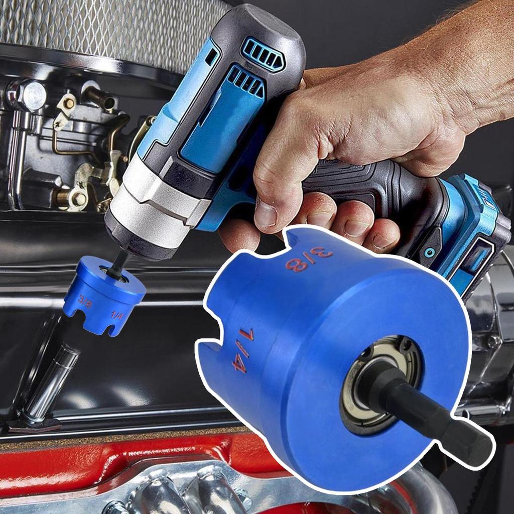 Adaptateur d'embout pour fermeture éclair et écrou pour perceuse, outil de retrait rapide de boulons, adaptateur en alliage d'aluminium pour perceuse, retrait d'écrous rouillés et arrondis