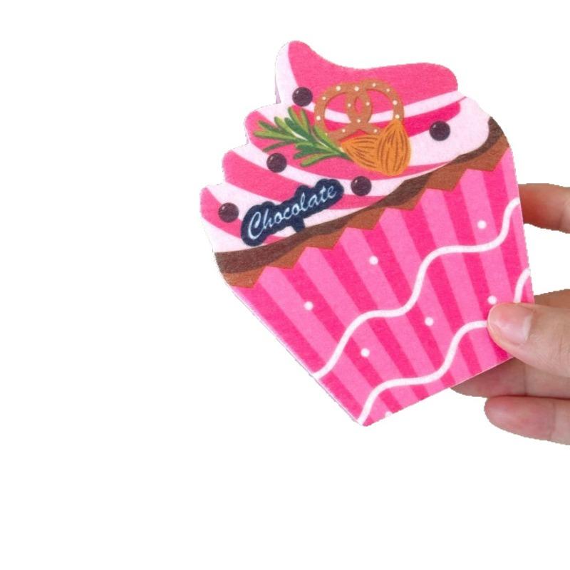 Donut-Shaped Dishwashing Sponges Produce Rich Foam, Are Soft And Delicate, Highly Absorbent, And Quickly Drain Water. 4pcs Per Pack, Easy to Clean