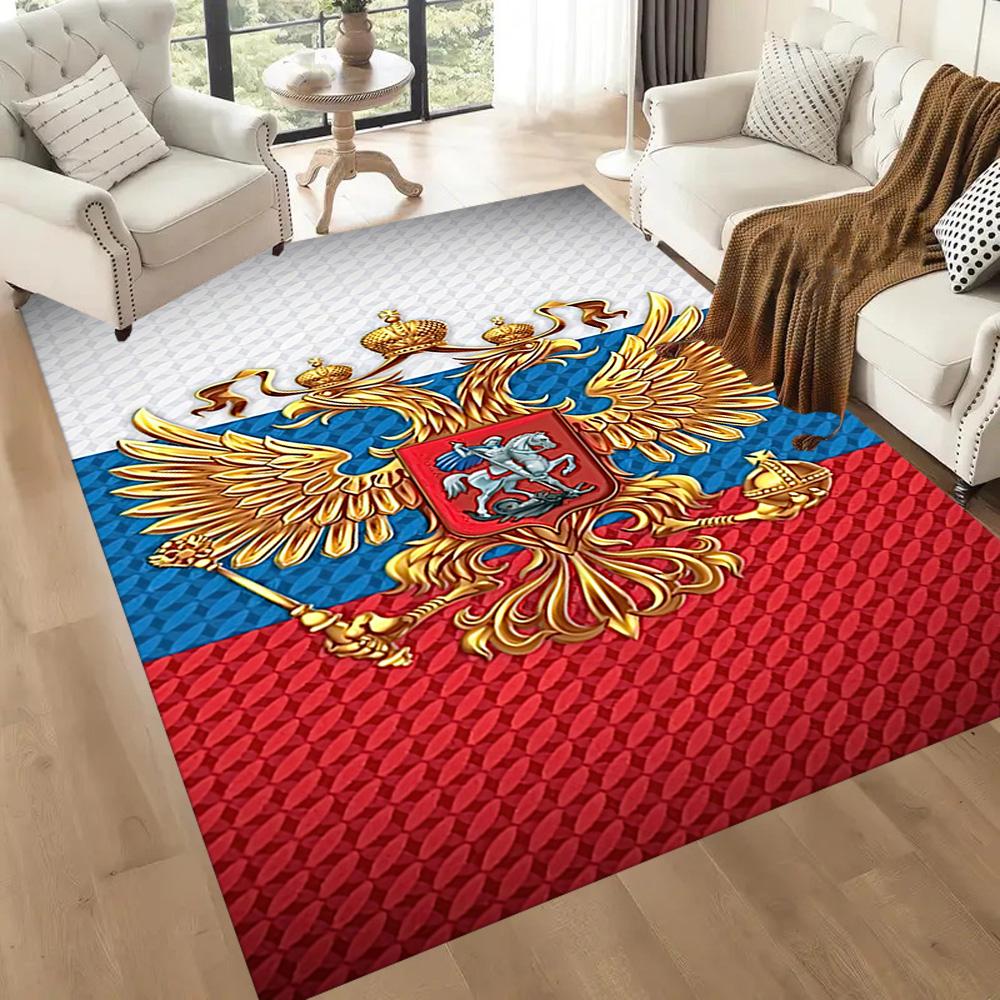 Russian Coat Of Arms Square rugs are a great choice for living rooms, bedrooms, home décor, and as gifts.