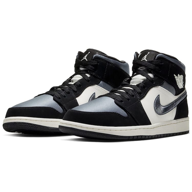 Jordan 1 Mid 'Satin Grey Toe' 852542-011