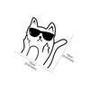 Cute Cat Car Stickers Creative Auto Whole Body Decals Waterproof Styling PVC Film Car Decoration Auto Exterior Accessories