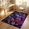 Personalized Crystal Velvet Carpet,Jujutsu Kaisen Custom Printed Name, Plush Area Rug For Home Indoor Decor