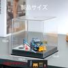 Shoucangjia Diecast Car Display Case for Hot Matchbox Clear Acrylic Showcase Miniature Scene Model Diorama Garage Parking Lot Collection Display Gift