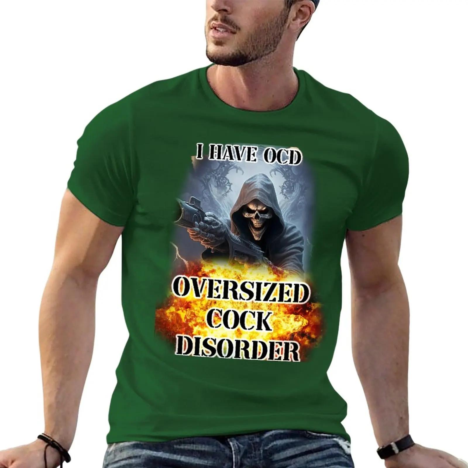 

New i have ocd ver 2 T-Shirt Anime t-shirt t shirt man plain black t shirts men 4XL