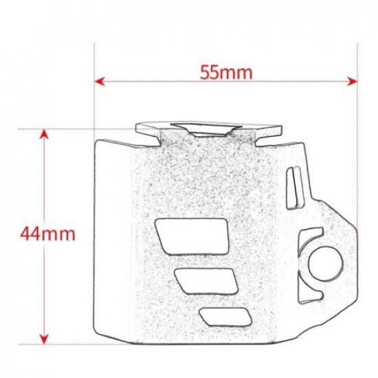Rear Brake Fluid Oil Reservoir Cover Guard For 690 Enduro / R 2008- 2024