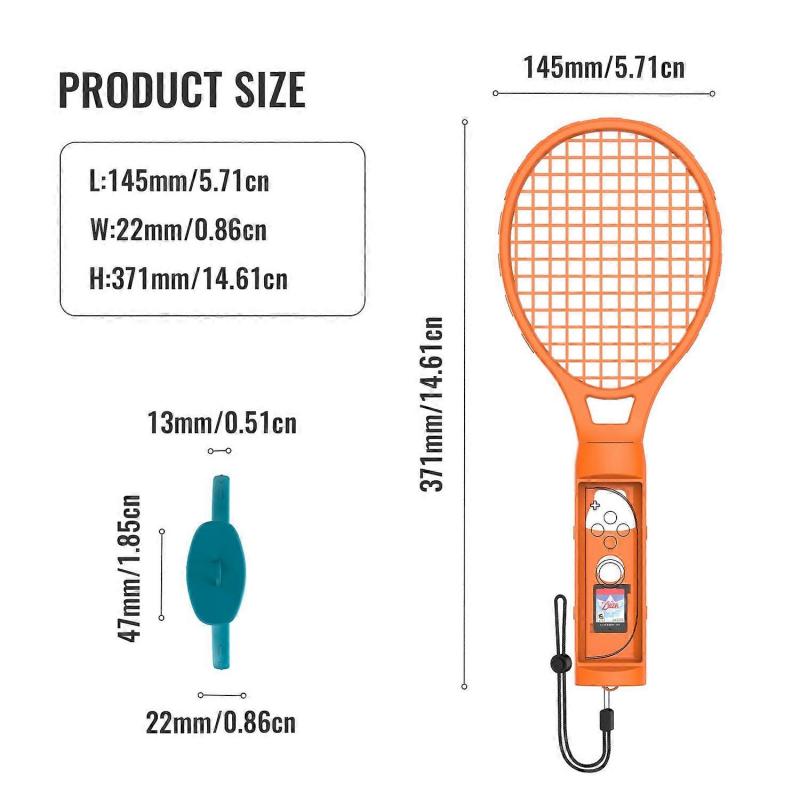 c0y JYS-NS2266 For Nintendo Switch 2 Left and Right Joy-Con Handle s1n Holder Tennis Racket with Lan