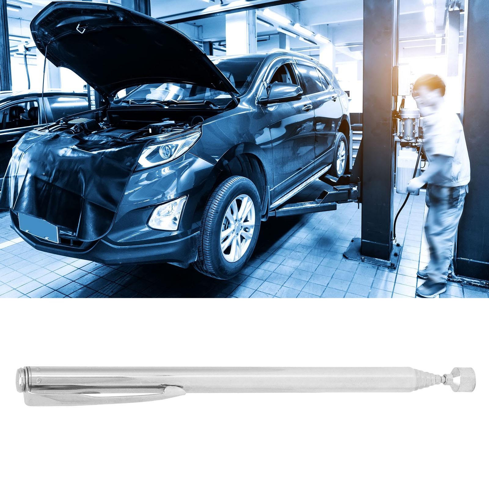 2lb Permanent Magnet Pickup Pen Stainless Steel Telescopic Picker Tools with Clip