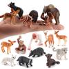 Realistic Badger Deer Animal Action Figures Pvc Toy For Childrens Decor Learning