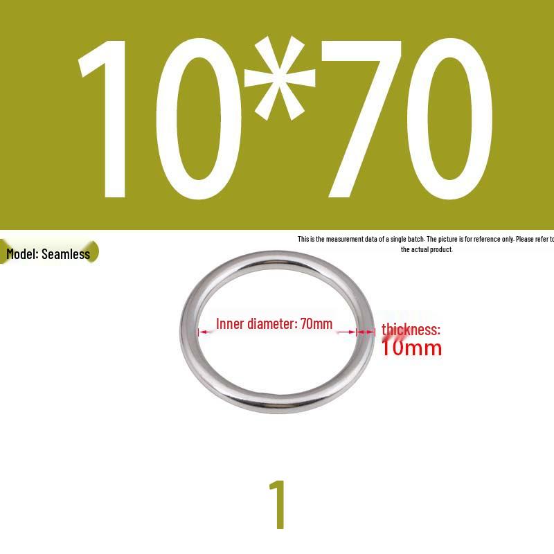 304 Stainless Steel Seamless O-Ring for Lifting and Hammock Yoga Connection