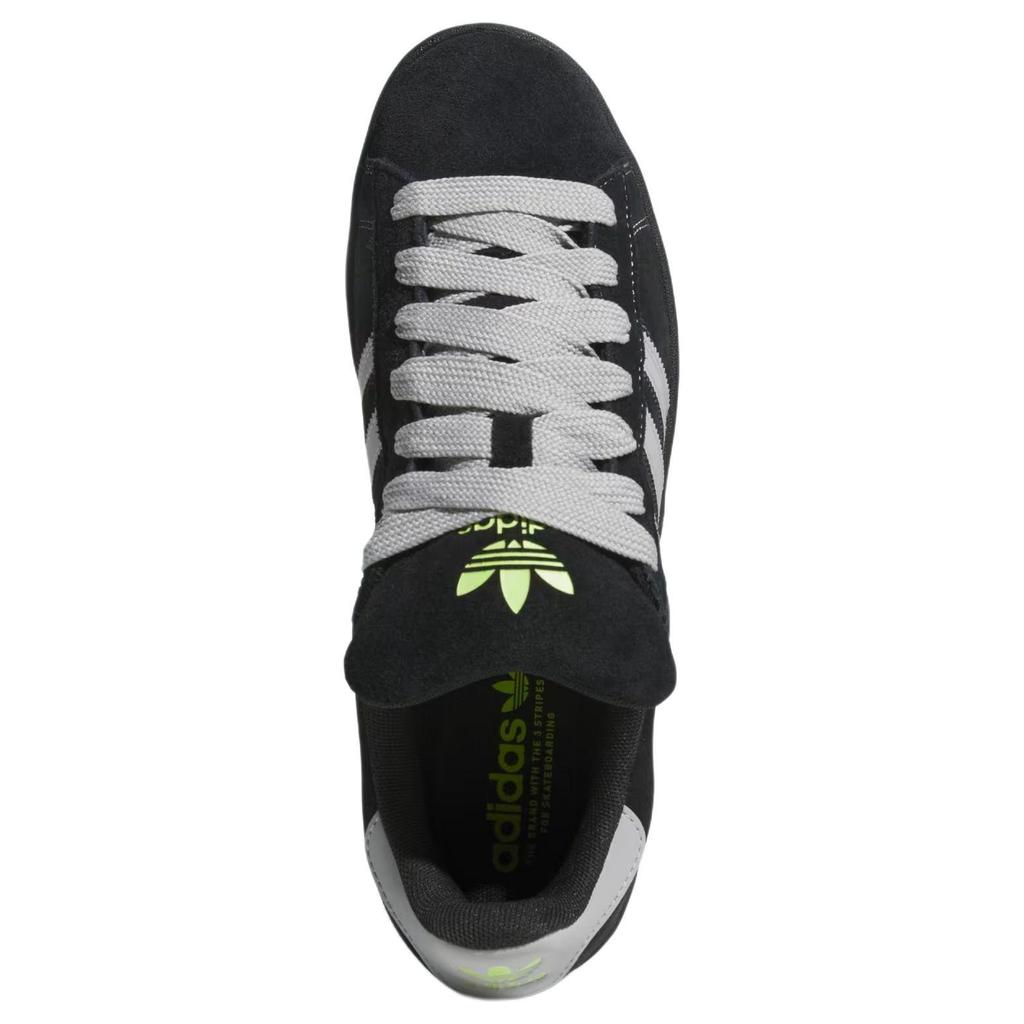adidas Originals Campus 90er Rutschfest Abriebfest Niedrig geschnittene Skateboard-Schuhe Unisex Schwarz JP8206
