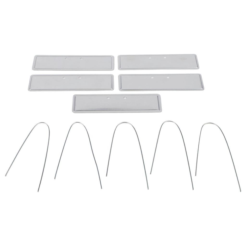 50Pcs Aluminum Plant Tags 82x25mm Plant Labels Iron Wire Nursery Labels Bonsai Sign Tag Outdoor Courtyard Garden Decoration