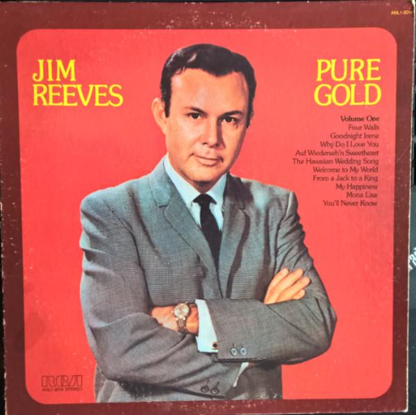 LP Record JIM REEVES - Pure Gold - Volume One ANL13014 RCA 1978 US World Music Used