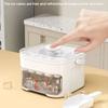 50-Cube Ice Maker with Easy Press Cap with Easy-press Lid Large Capacity Ice Cube Machine Reusable Food-grade Ice Cube Mold