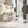 6 Layer Elegant Gold Finish Earring Bracelet Display Stand Iron Desktop Organiser for Vanity Countertop