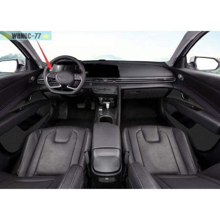 Carbon Fiber Sticker Dashboard Side Sides Trim For Hyundai Elantra -
