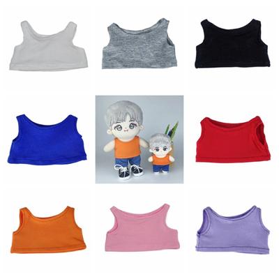 Tank Top Idol Doll Plush Clothing Accessories Casual Doll Clothes Outfit T-shirt  10/15/20cm Doll