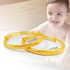 Children's Bracelets Imitation Gold Bracelets Baby Bracelets Baby One-year Gift Jewelry