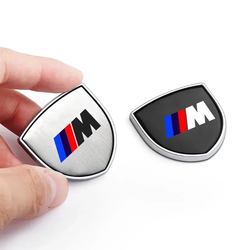 Car Metal Sticker Custom Shield Car Rear Trunk Shield Emblem Badge Sticker For BMW M Performance 1 3 5 7 Series M3 M4 M5 M6 X1