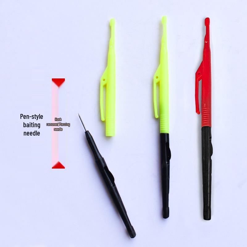 Multifunctional Hook Remover, Bait Needle, and Fish Gripper