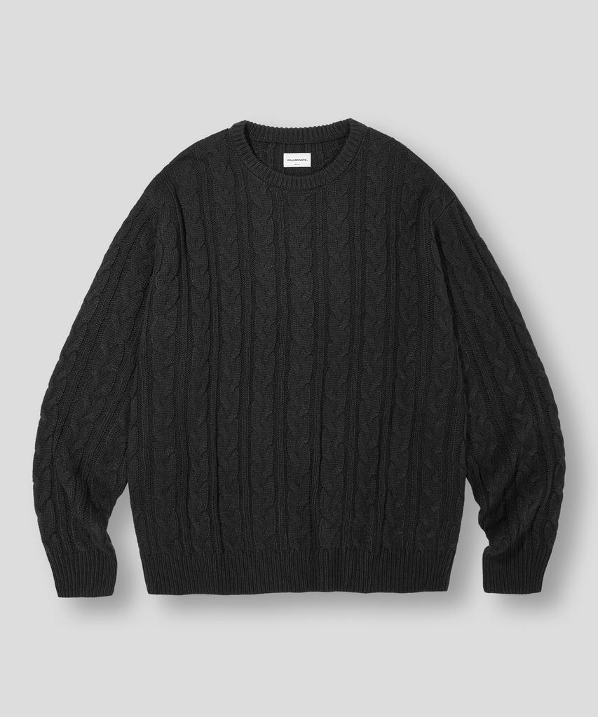 FILLUMINATE Mellow Round Knit - Black