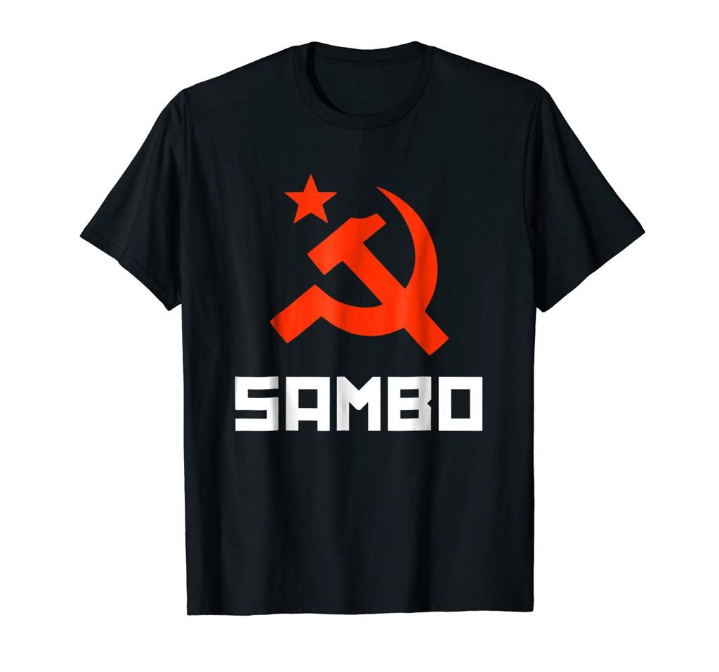 Russian Sambo Ussr Sporter Hammer And Sickle Funny T-Shirtt Men Cotton Tees Streetwear Men's Clothing Oversized Tshirt