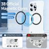 Coque de téléphone magnétique ultra fine rigide en PC sans cadre pour Magsafe iPhone 17 16 15 14 Pro Max 13 Mini Air 16e Couleur Mate Housse Unie